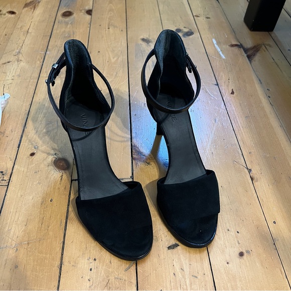Vince Adley Suede Ankle Strap Sandal - Picture 2 of 14